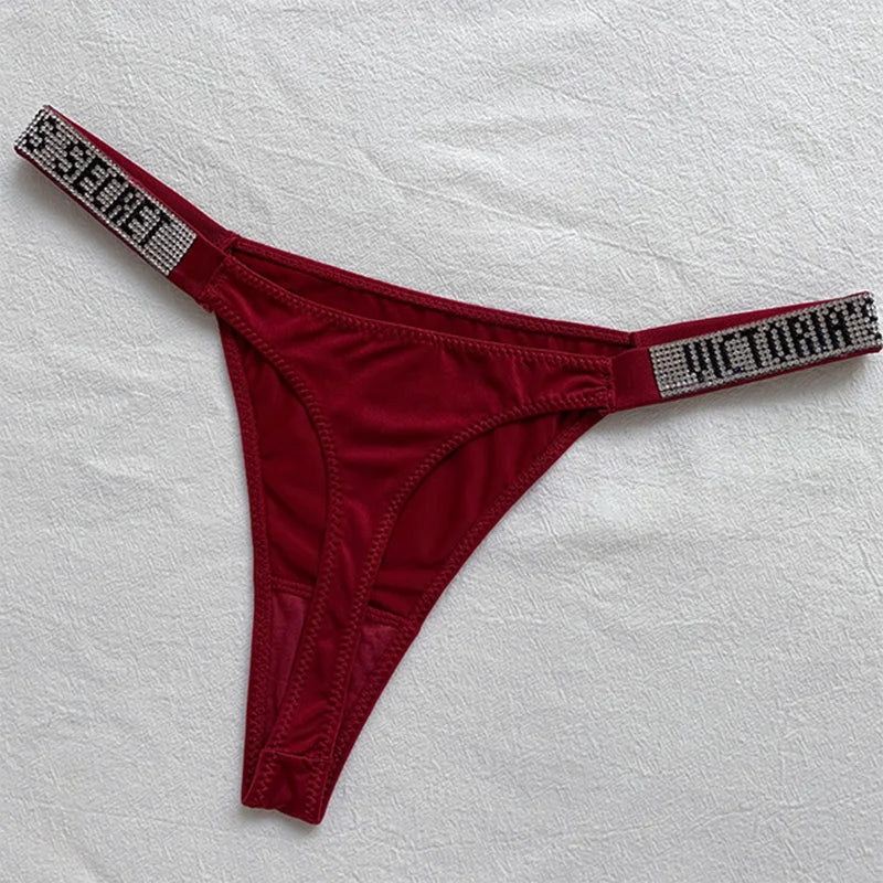 LuxeFit – String Brillant Taille Basse