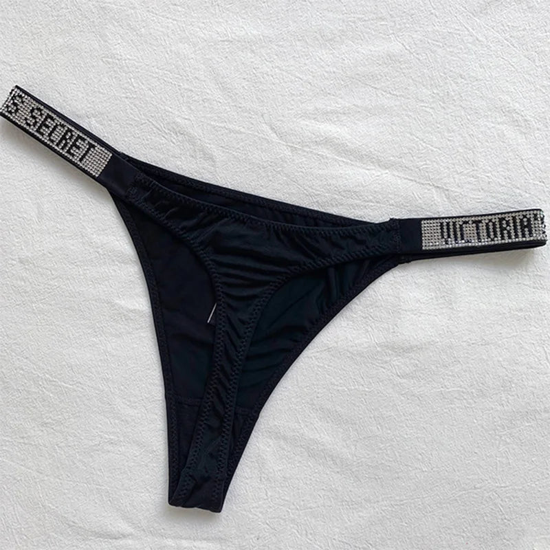 LuxeFit – String Brillant Taille Basse