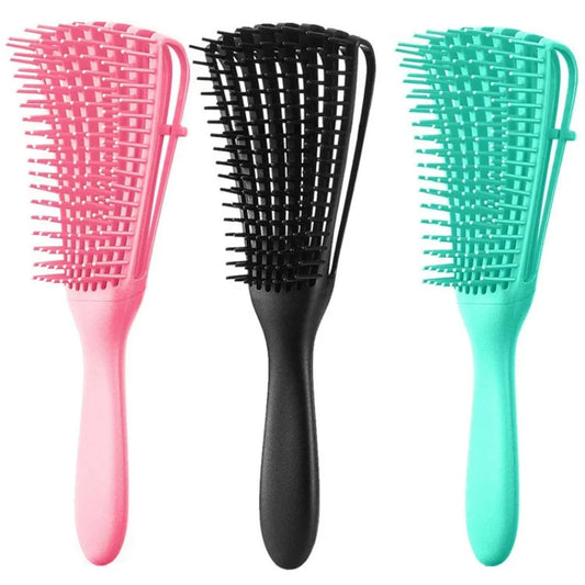 Brosse Démêlante Octopus – Cheveux Bouclés & Épais